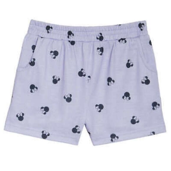 Disney kids 2-piece PJ Shorts Set, Mini Mouse, Purple - Picture 3 of 3